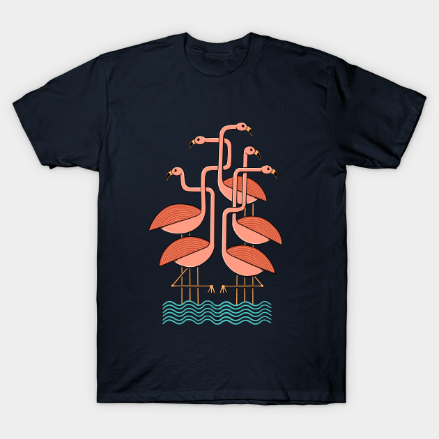 Flamingos - Animals - T-Shirt