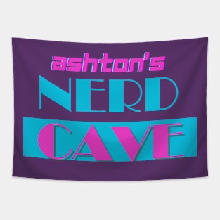 Ashton's NerdCave Vice Logo Tapestry