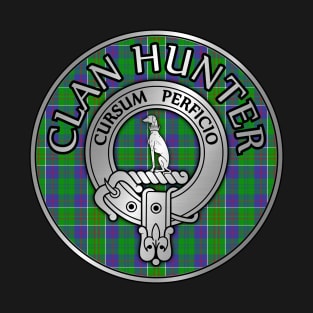 Clan Hunter Crest & Tartan T-Shirt