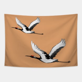 Awesome Crane Tapestry