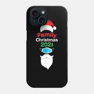 Vaccinated Family Christmas 2021, Cute Merry Chirstmas Fully Vaccinated Tee Phone Case