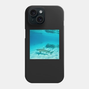 Tahiti Reef Shark & Coral Phone Case