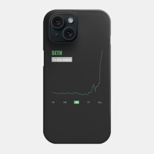 ETH to the moon Phone Case