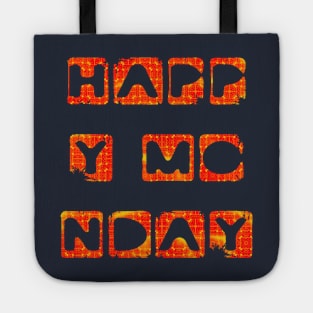 Monday Motivation days of the week typography Tote