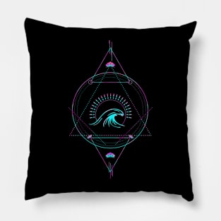 Synthwave Starline Pillow