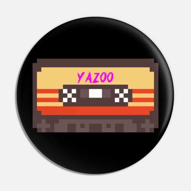 Yazoo 8bit Cassette Tape Pin by terilittleberids