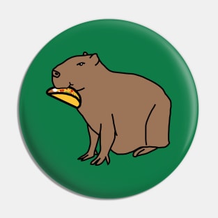 Taco Capybara Pin