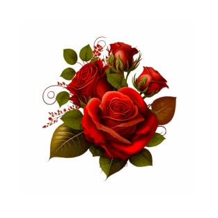 Red Roses for the One You Love T-Shirt