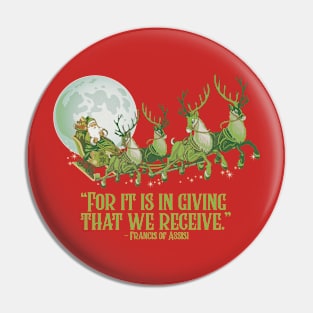 For it is in giving that we receive Pin
