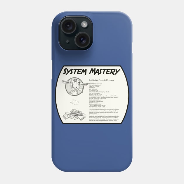 Intellectual Property Devourer Phone Case by SystemMastery