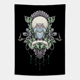 Cute decorative owl Tapestry