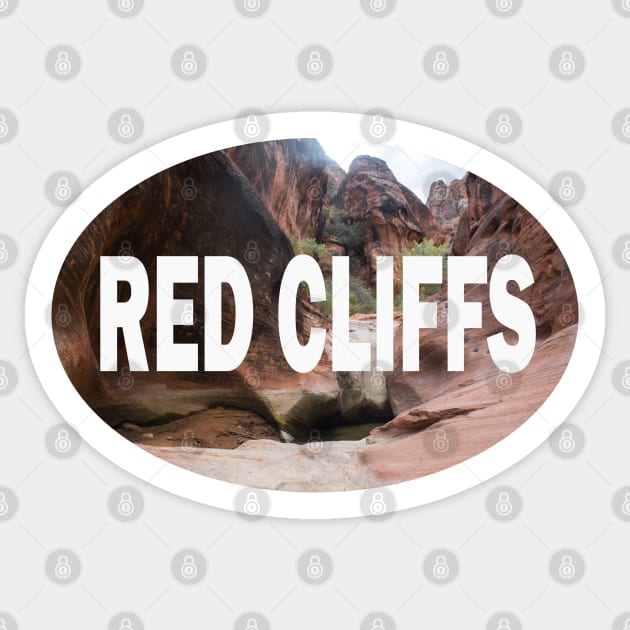 RED CLIFFS - Utah - Sticker | TeePublic