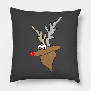 Christmas rein deer Rudolph Pillow