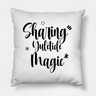 Sharing Yuletide Magic Pillow