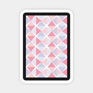 Triangle Pastel Pattern Magnet