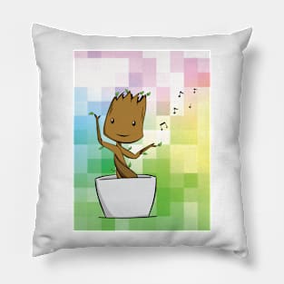 Little Groot Multicolor Pillow