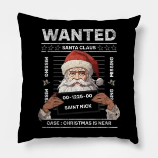 Wanted Santa Claus Pillow