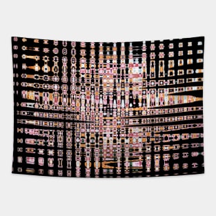 Modern Abstract Stripe Pattern Tapestry