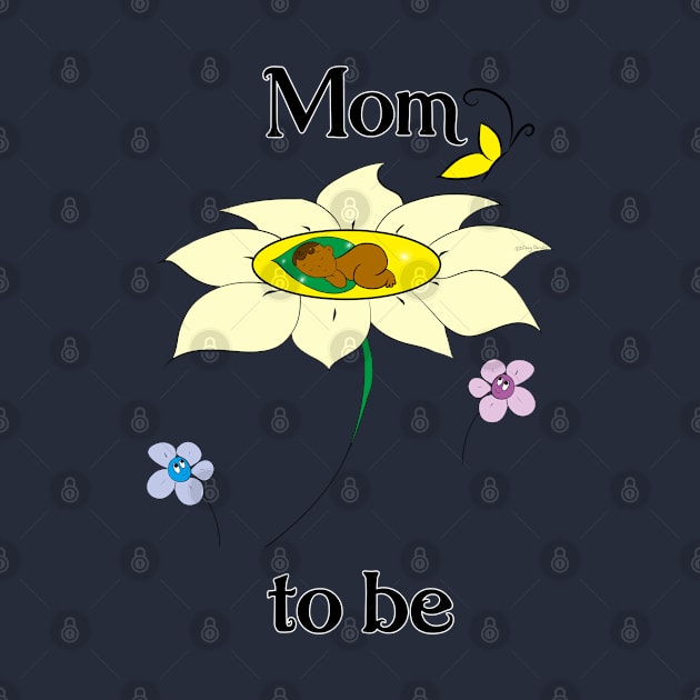 Mom To Be_Yellow Flower by DitzyDonutsDesigns