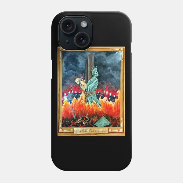 The Death of Liberty Phone Case by Ignorance Was Bliss