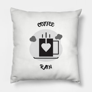 coffee rain Pillow