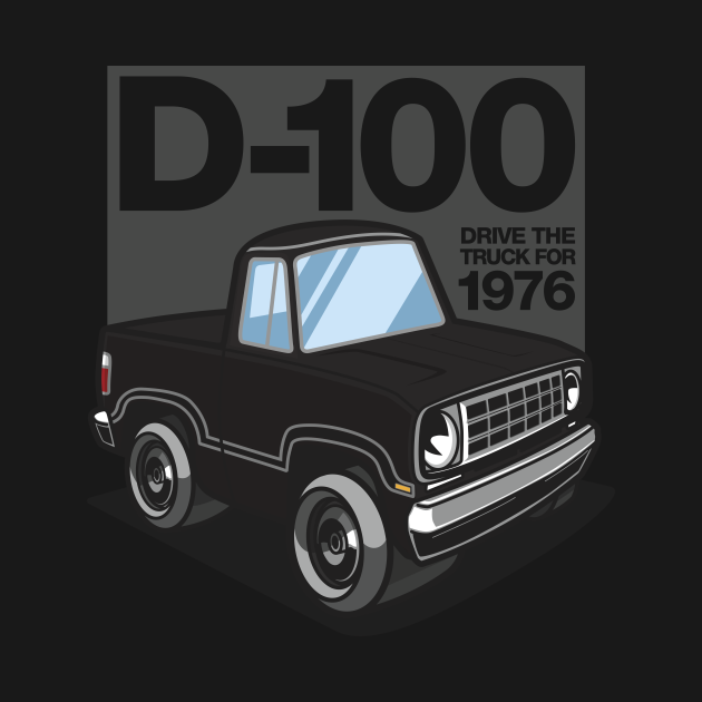 Discover D100 - 1976 (Midnight Black) - D100 - T-Shirt