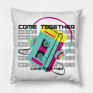 old tape music Pillow