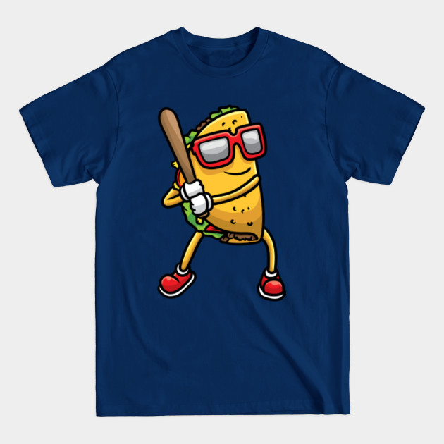 Discover Taco Playing Baseball Cinco De Mayo - Baseball - T-Shirt