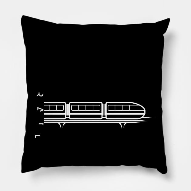 RAIL Pillow by NoirPineapple