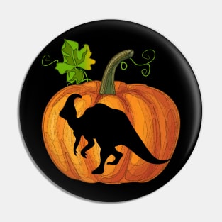 Dinosaurs in pumpkin Pin