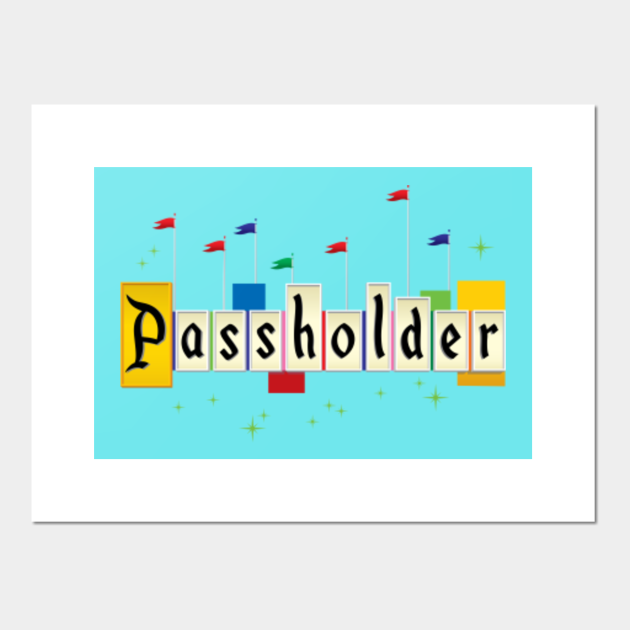 Disneyland Passholder Sign Green Stars Disneyland Posters And Art Prints Teepublic Uk