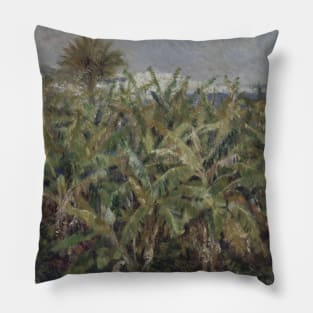 Field of Banana Trees by Auguste Renoir Pillow