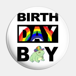 Birth Day Boy Pin