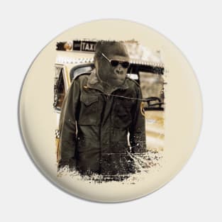 Gorilla taxi driver Pin