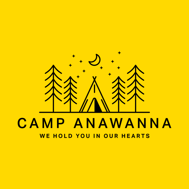 Camp Anawanna (Black) - Salute Your Shorts by The90sMall