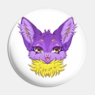 Purple Kitty Pin