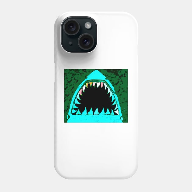 Shark bite Phone Case by dltphoto