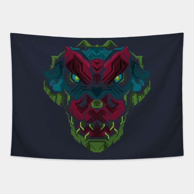 Crocodile Tapestry by Tuye Project