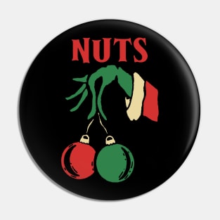 Chest Nuts Christmas Pin