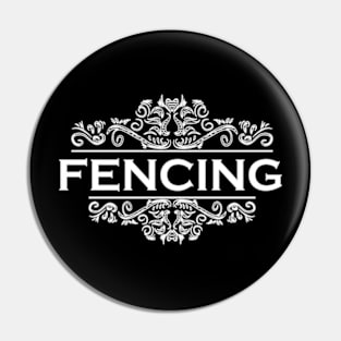 Sports Fencing Pin