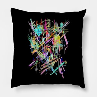 Abstract Color Art Pillow