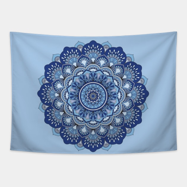 Mandala Design H Tapestry by Jean Plout Designs