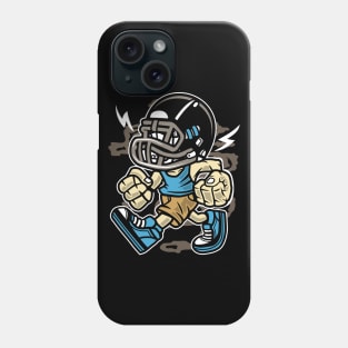 Angry football player Phone Case