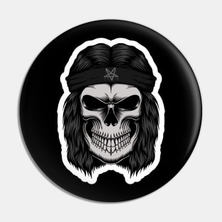 Rambo skeleton Pin