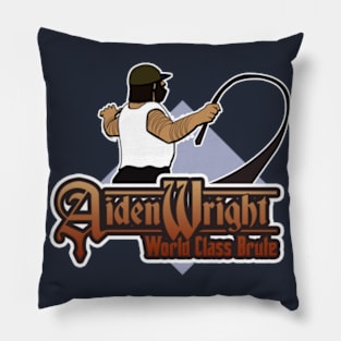 Aiden Wright - Cartoon Pillow