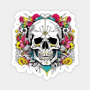 Skull dama Magnet