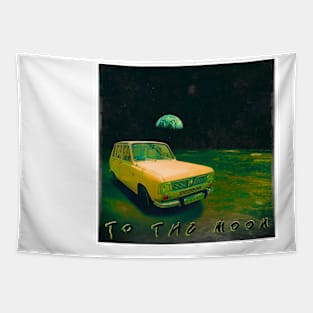 To The Moon Tapestry