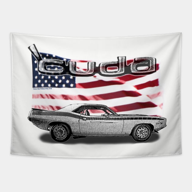 70s Cuda Tapestry by CoolCarVideos