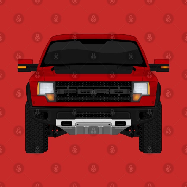 Raptor ruby red +hood decal by VENZ0LIC