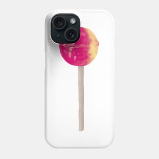 Lick me, lollipop, lolly, popsicle, sweets, sweet. Candy, sweet, sweet tooth, rhubarb and custard, kids. Fun. Junk food, Phone Case